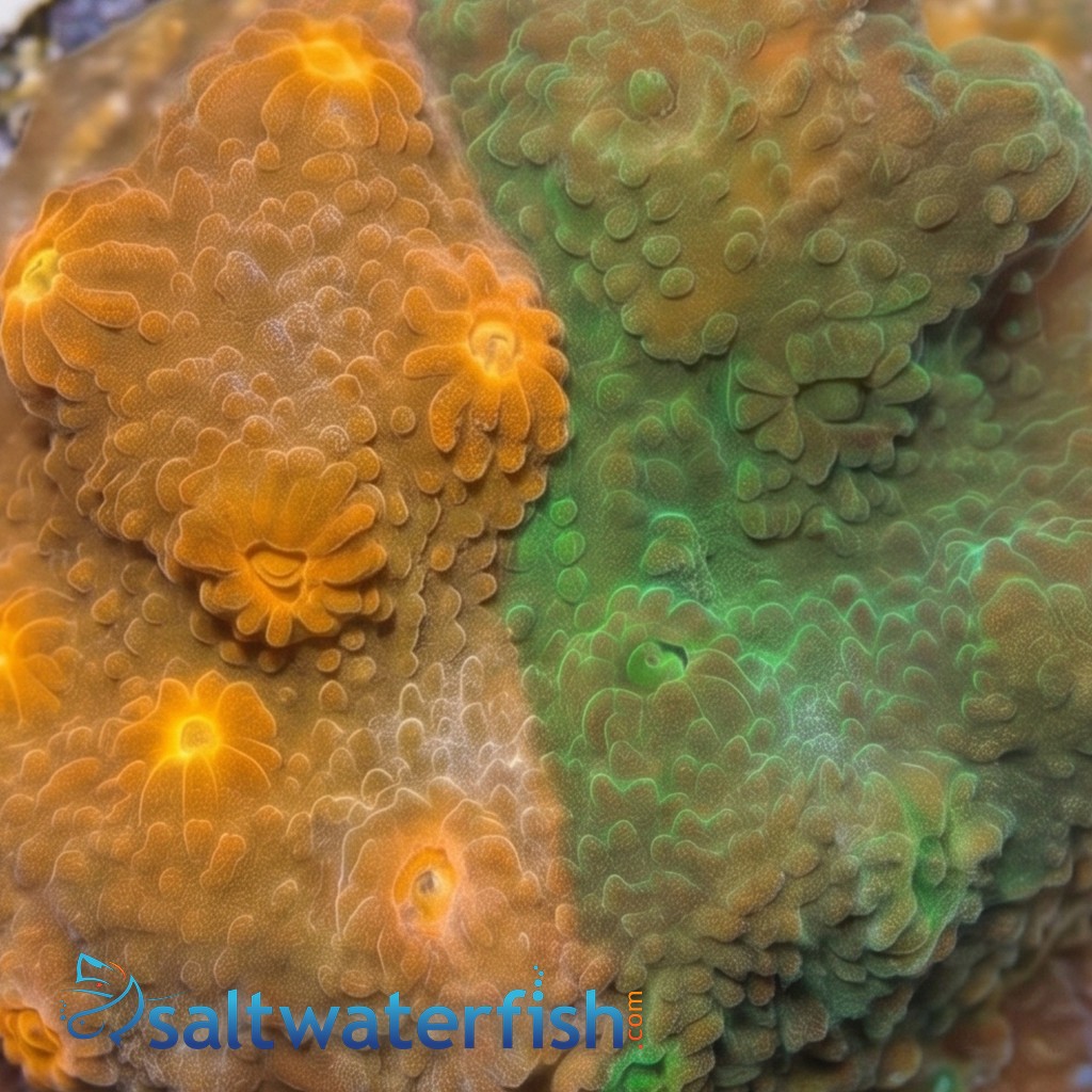 Cyphastrea Flicka Flame - Aquacultured
