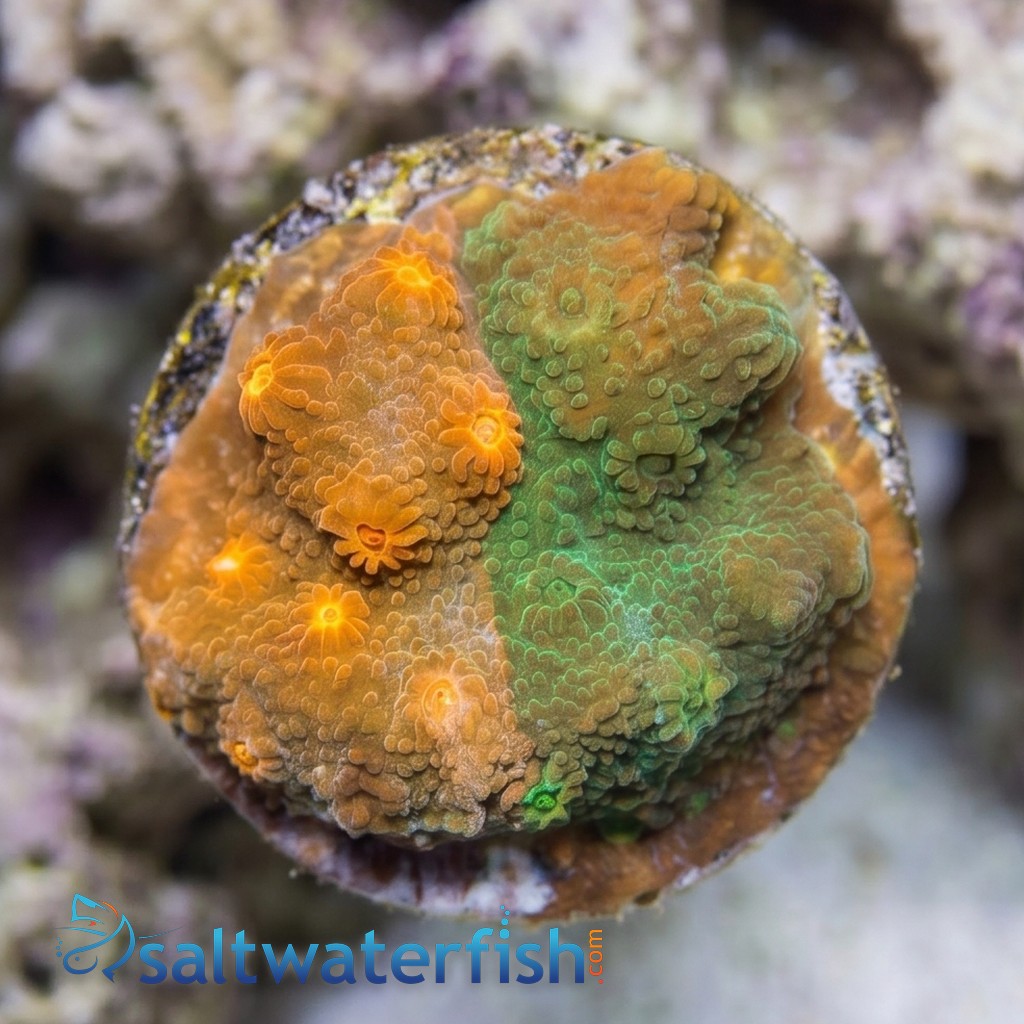 Cyphastrea Flicka Flame - Aquacultured
