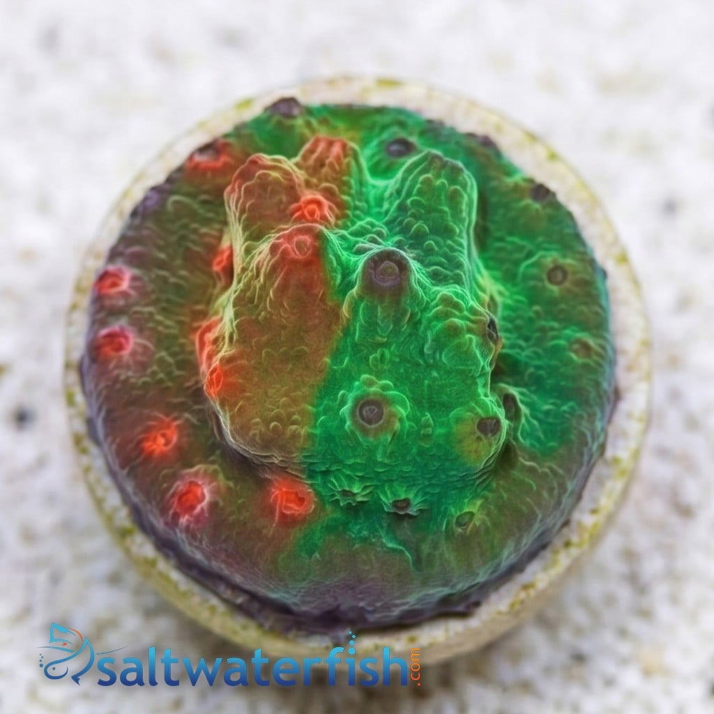 Cyphastrea Tutti Fruiti - Aquacultured