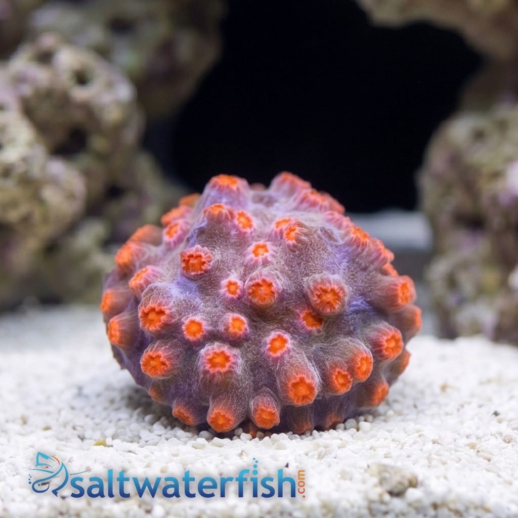 Cyphastrea Branching : Strawberry - Aquacultured