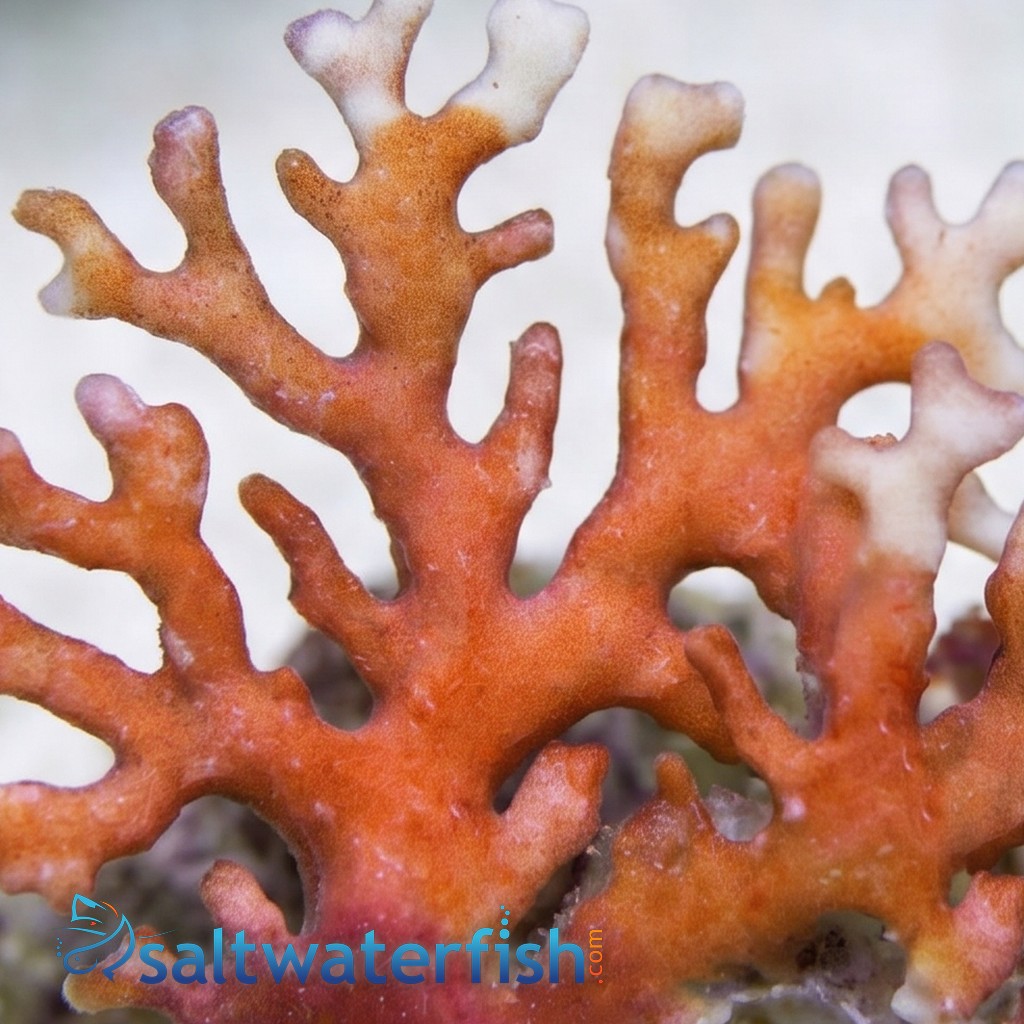 Distichopora Coral: Red/Orange - Australia