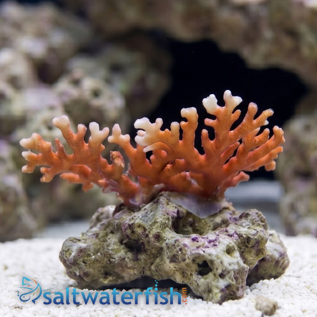 Distichopora Coral: Red/Orange - Australia