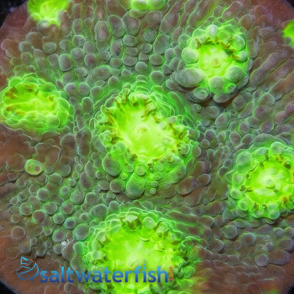 Chalice Coral: Fire Echino - Aquacultured