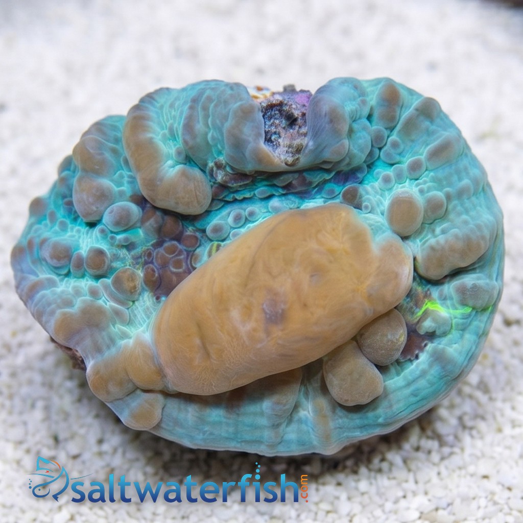 Chalice Coral: Blue Cosmic Candy Bouce - Aquacultured