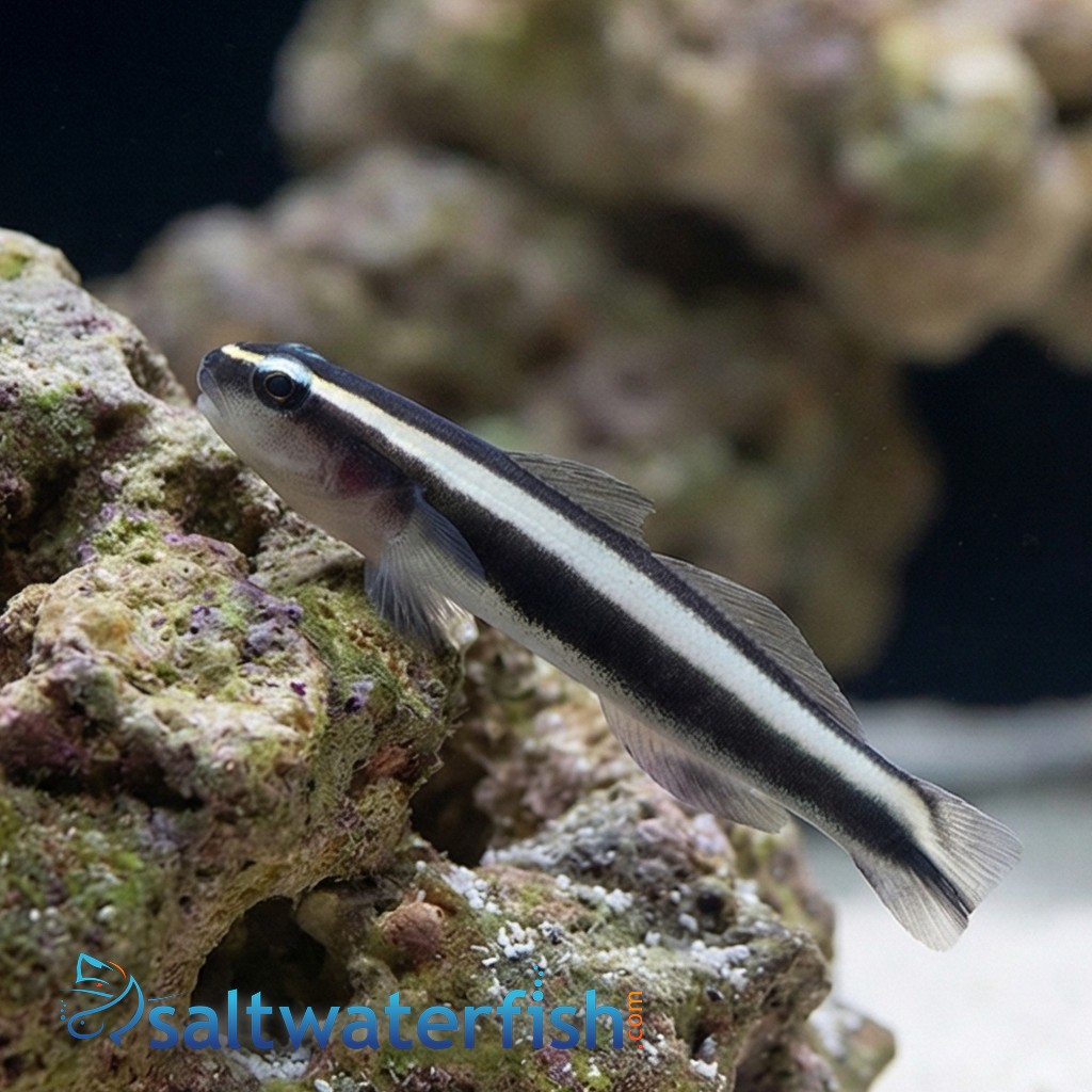 Broad-Stripe Neon Goby