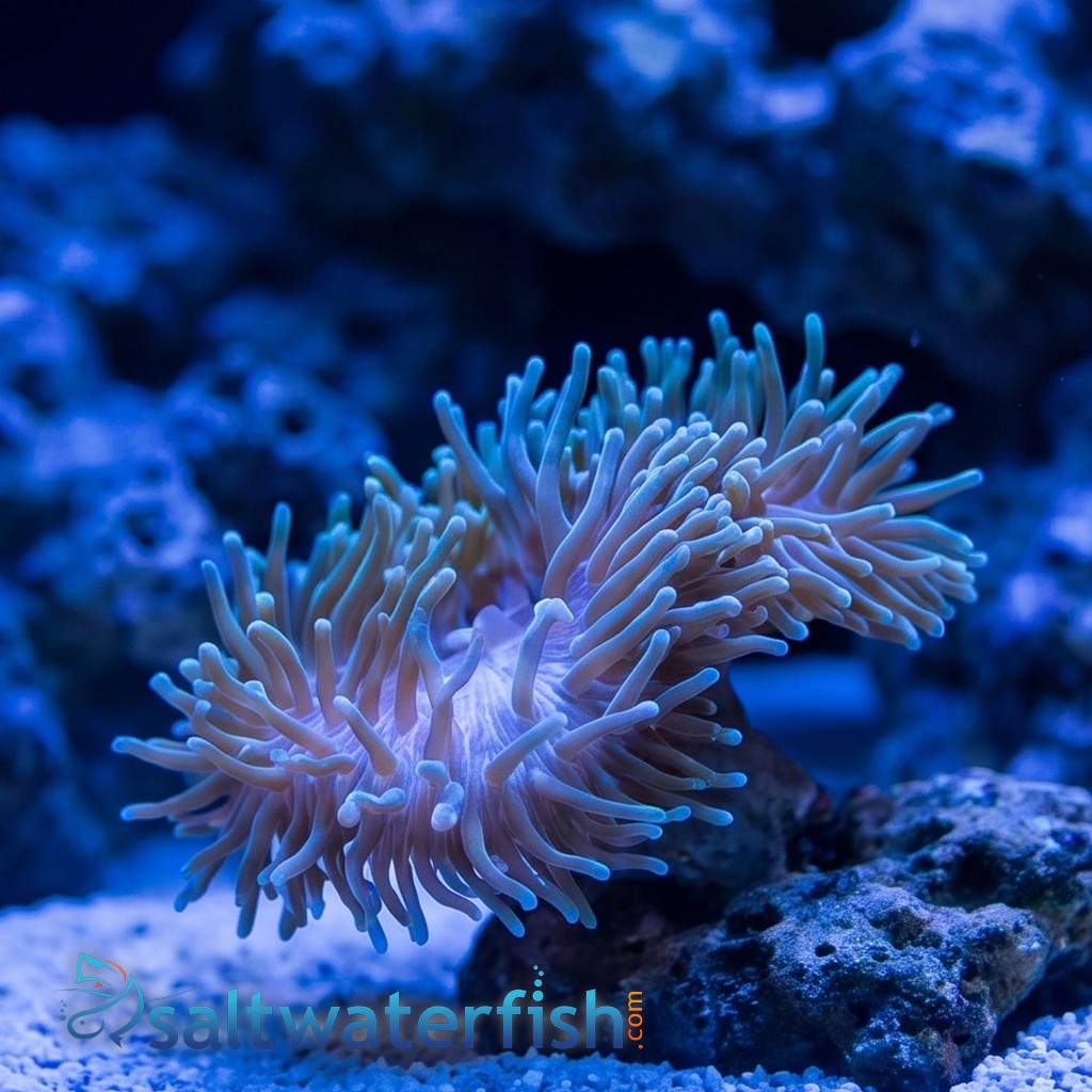 Bubble Tip Anemone: "Watermelon" Green with Ultra Tips 