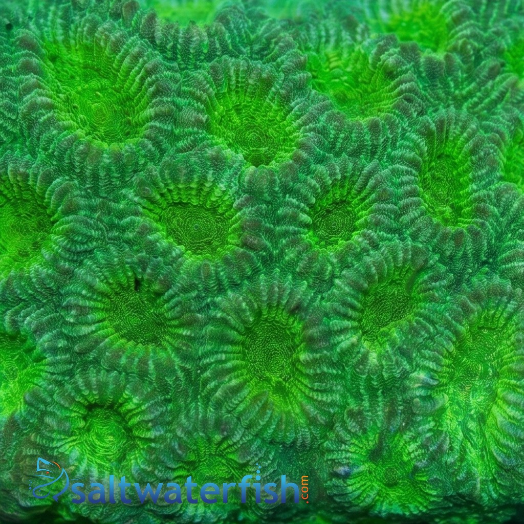 Favia Brain Coral: Green