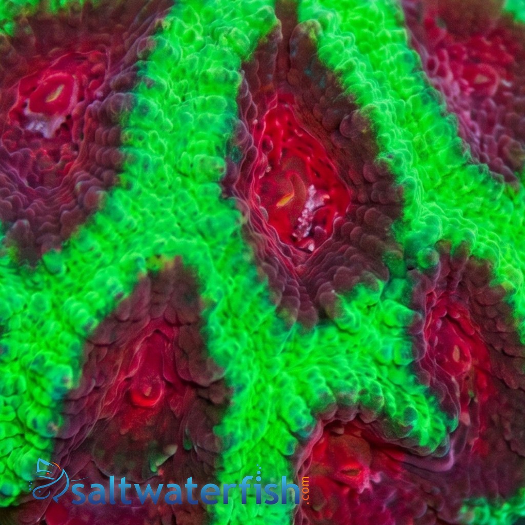 Favia Brain Coral: X-Mas - Aquacultured