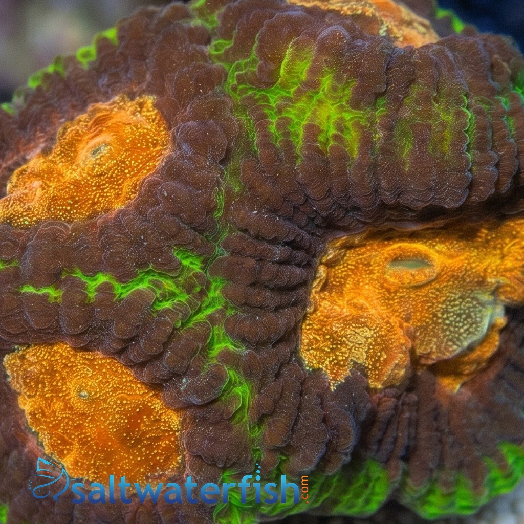 Favia Brain Coral: Earthquake - Aquacultured