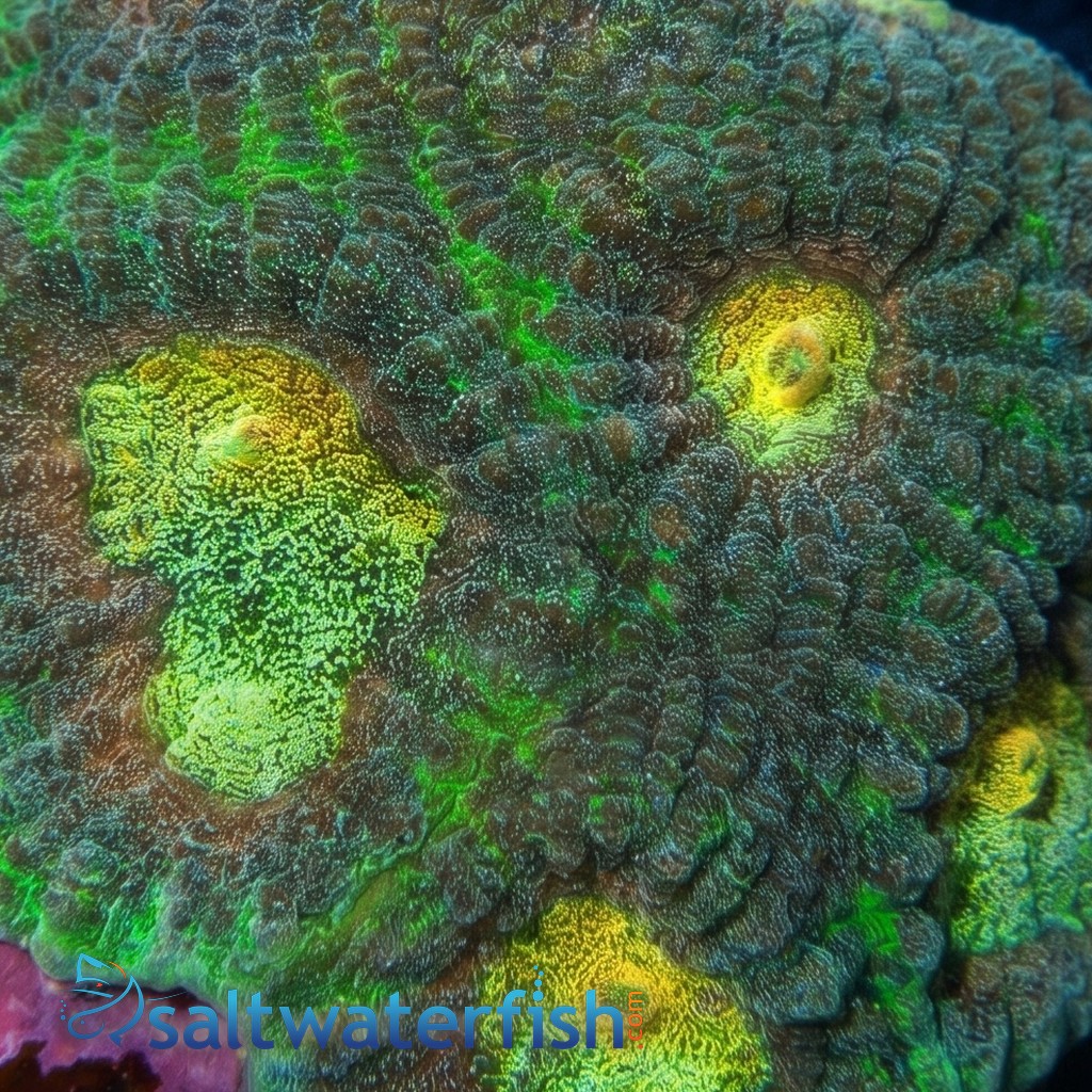 Favia Brain Coral: Angel Eye - Aquacultured
