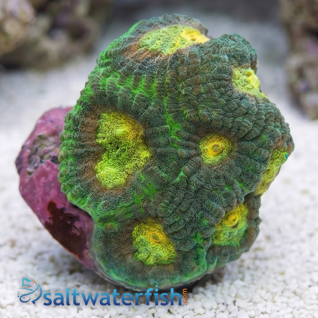Favia Brain Coral: Angel Eye - Aquacultured