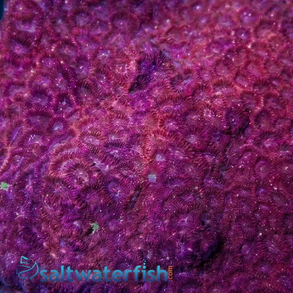 Favites Brain Coral: Red Eye w/ Dark Red Rim -Indo Pacific