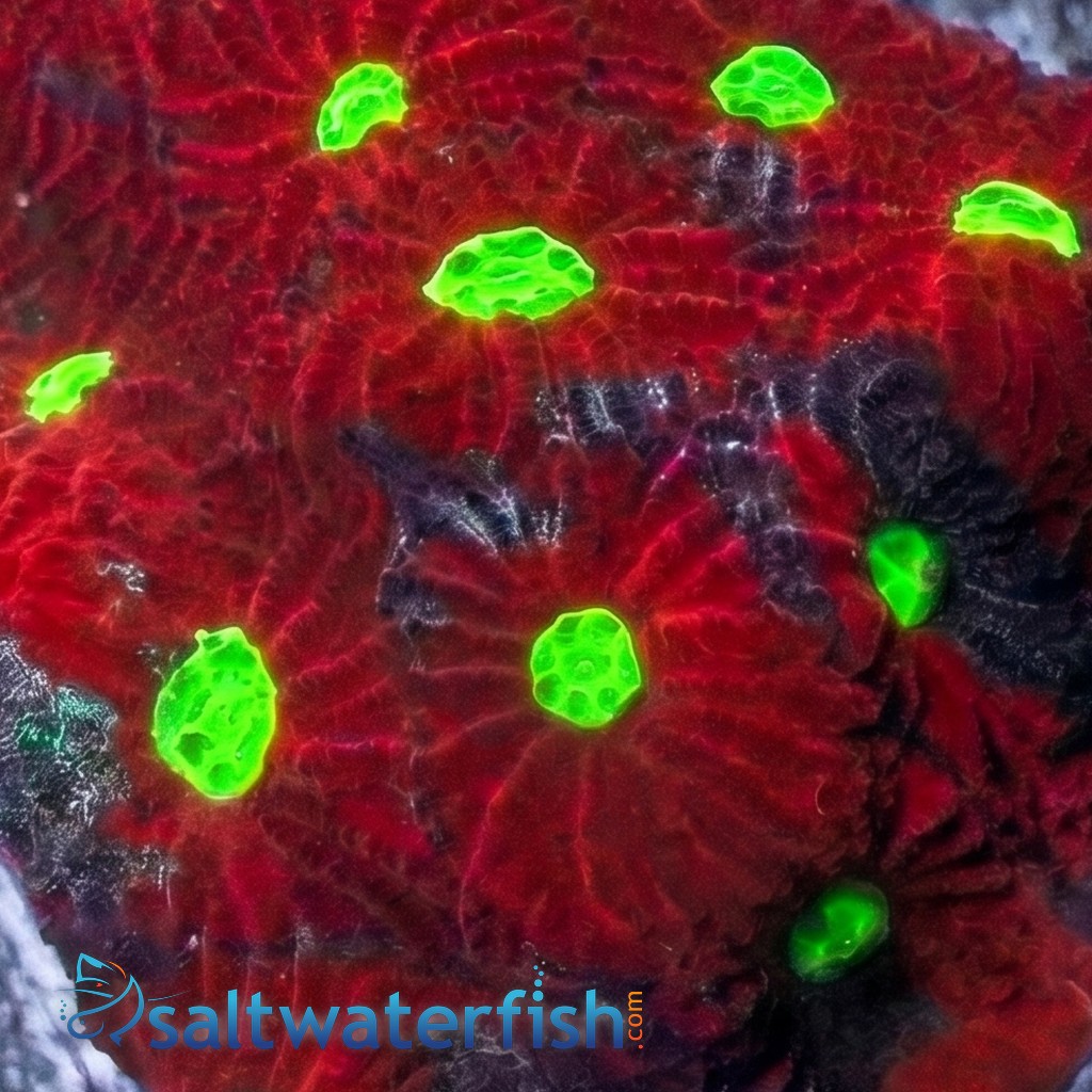 Favites Brain Coral: Colored - Indo Pacific