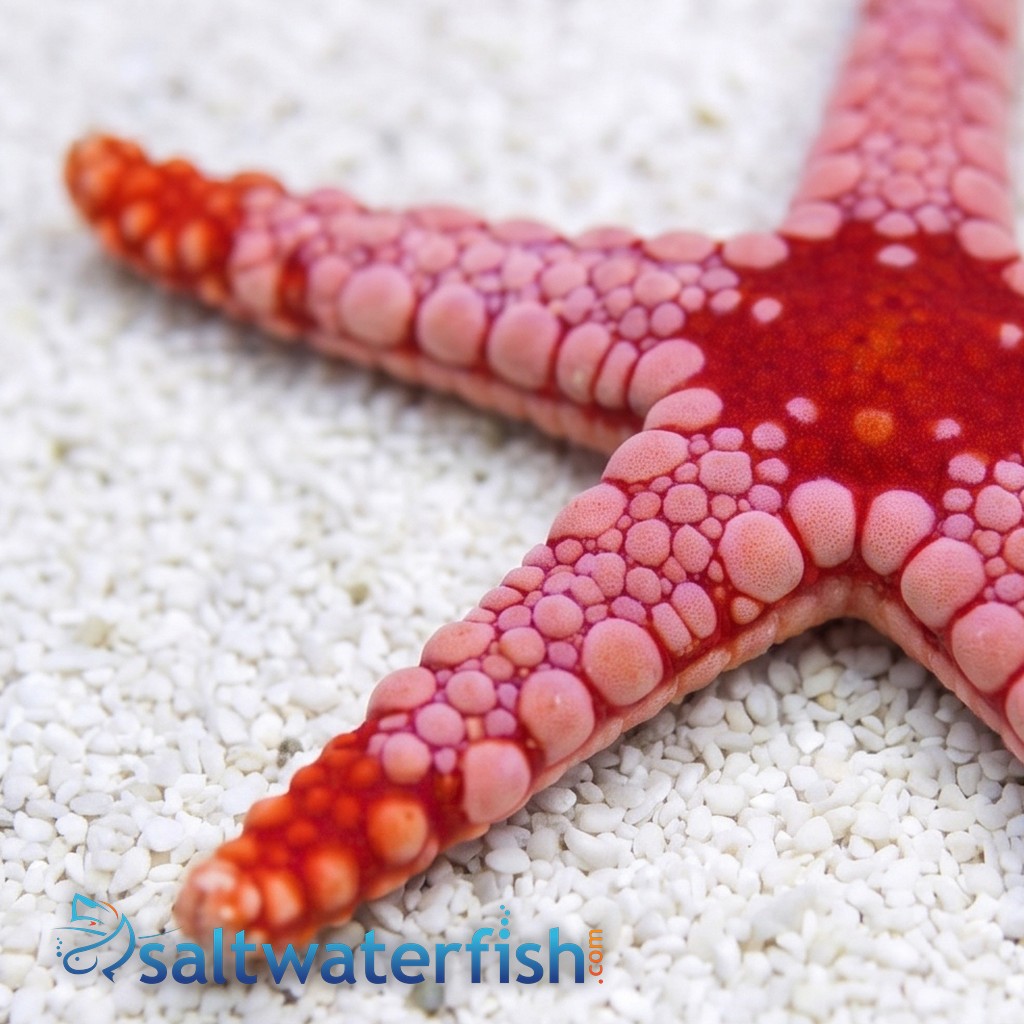 Marble Starfish: Orange