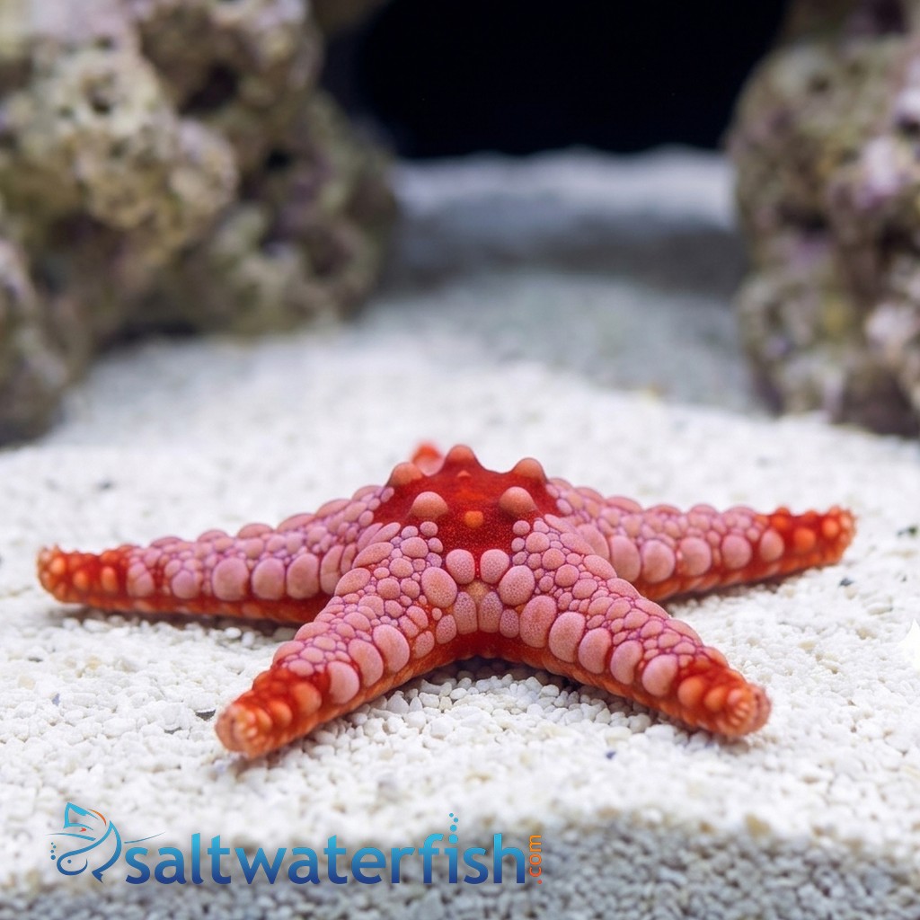 Marble Starfish: Orange