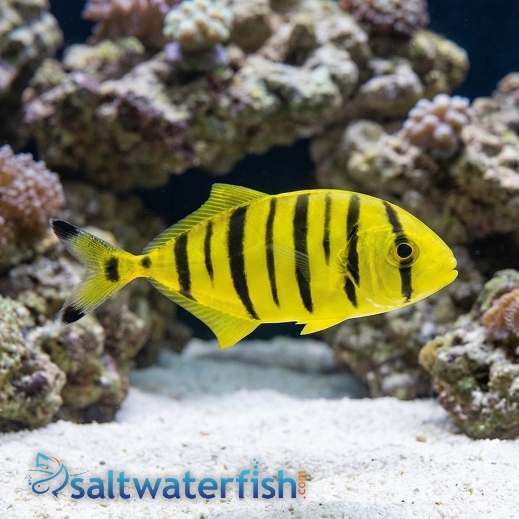 Golden Trevally Pilotfish