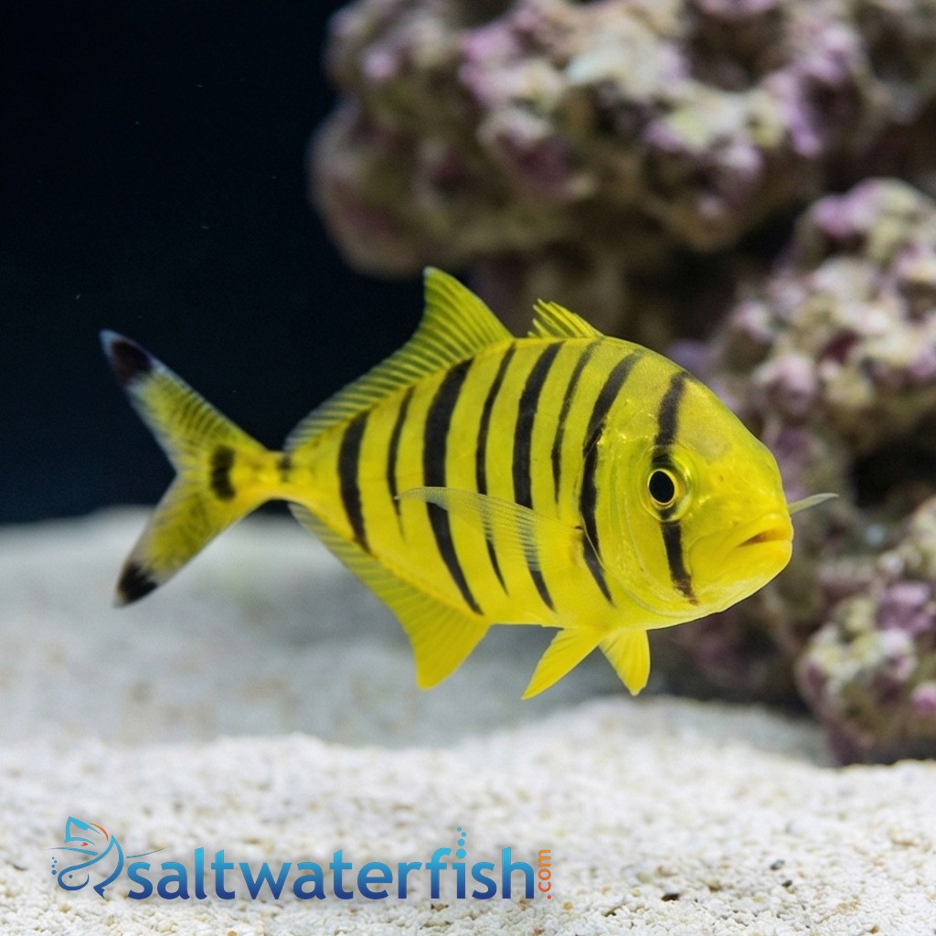 Golden Trevally Pilotfish