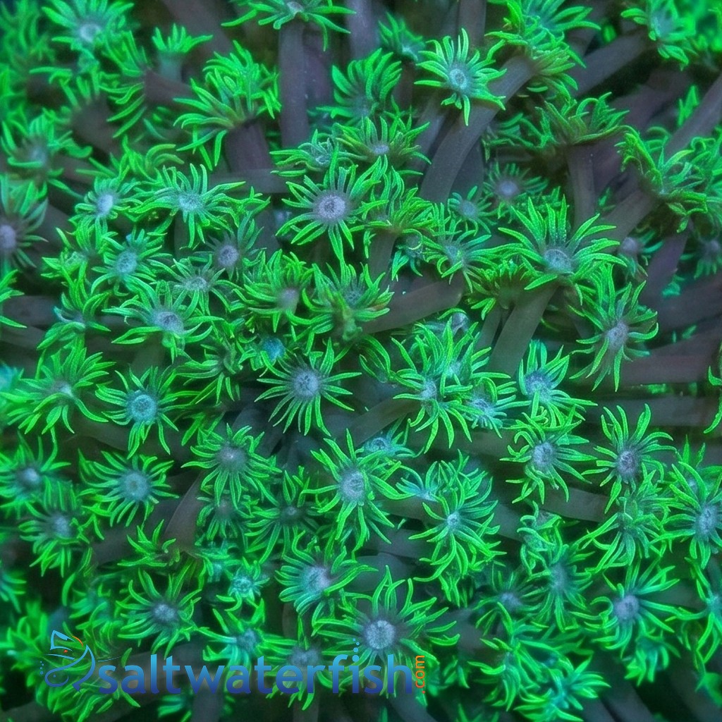 Goniopora Coral: Metallic Green