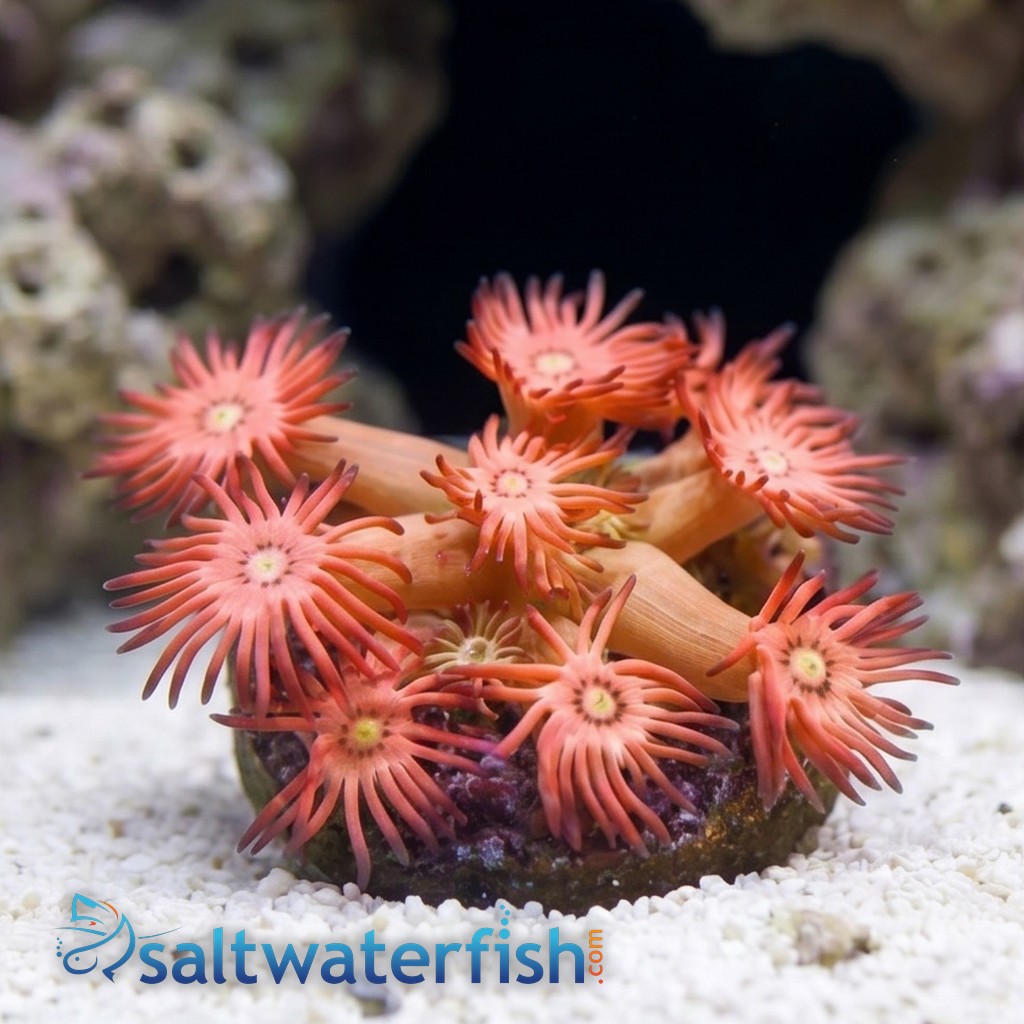 Goniopora : Yellow/Orange "Starburst"