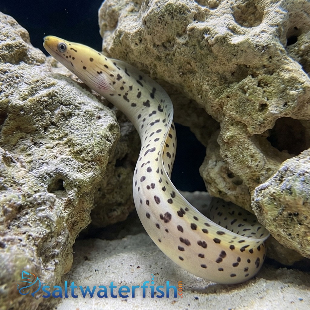 Yellow Head (Fimbriated) Moray Eel