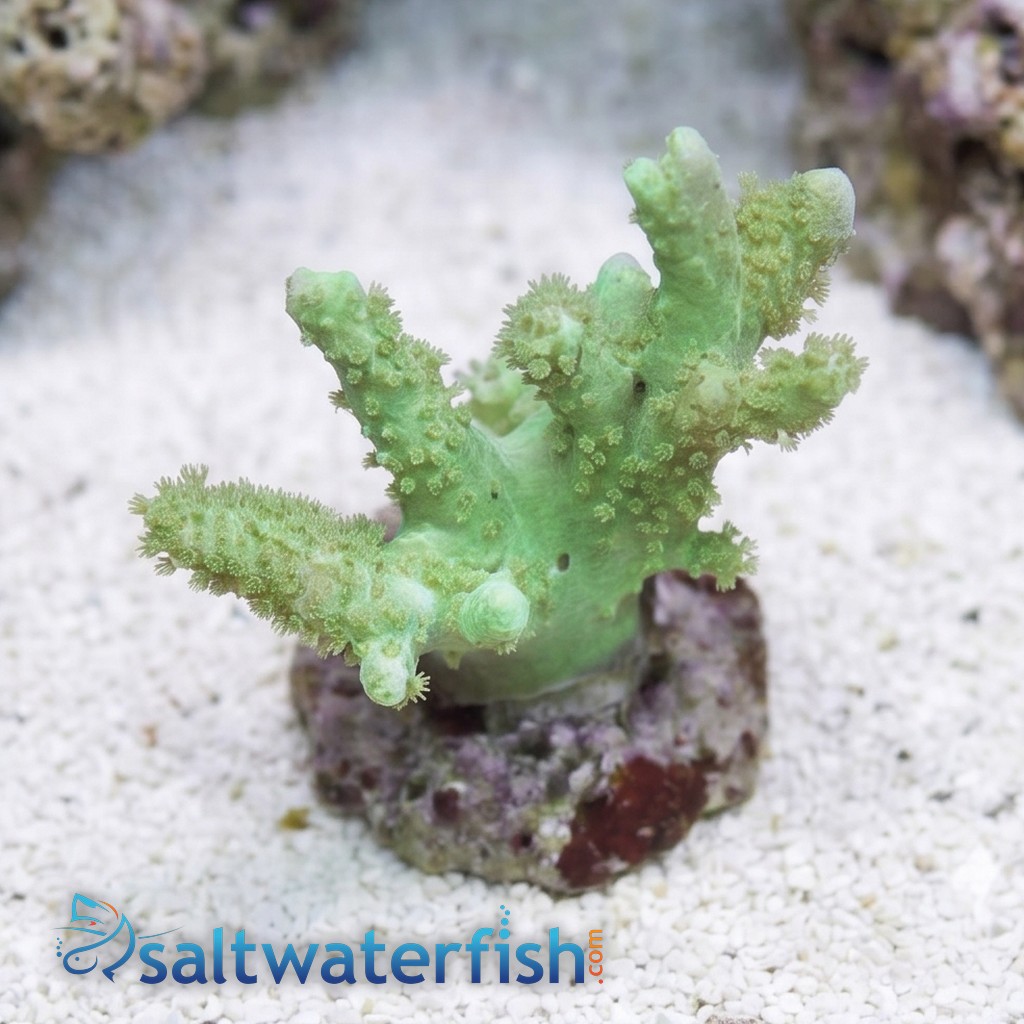 Leather : Thick Finger Green - Aquacultured