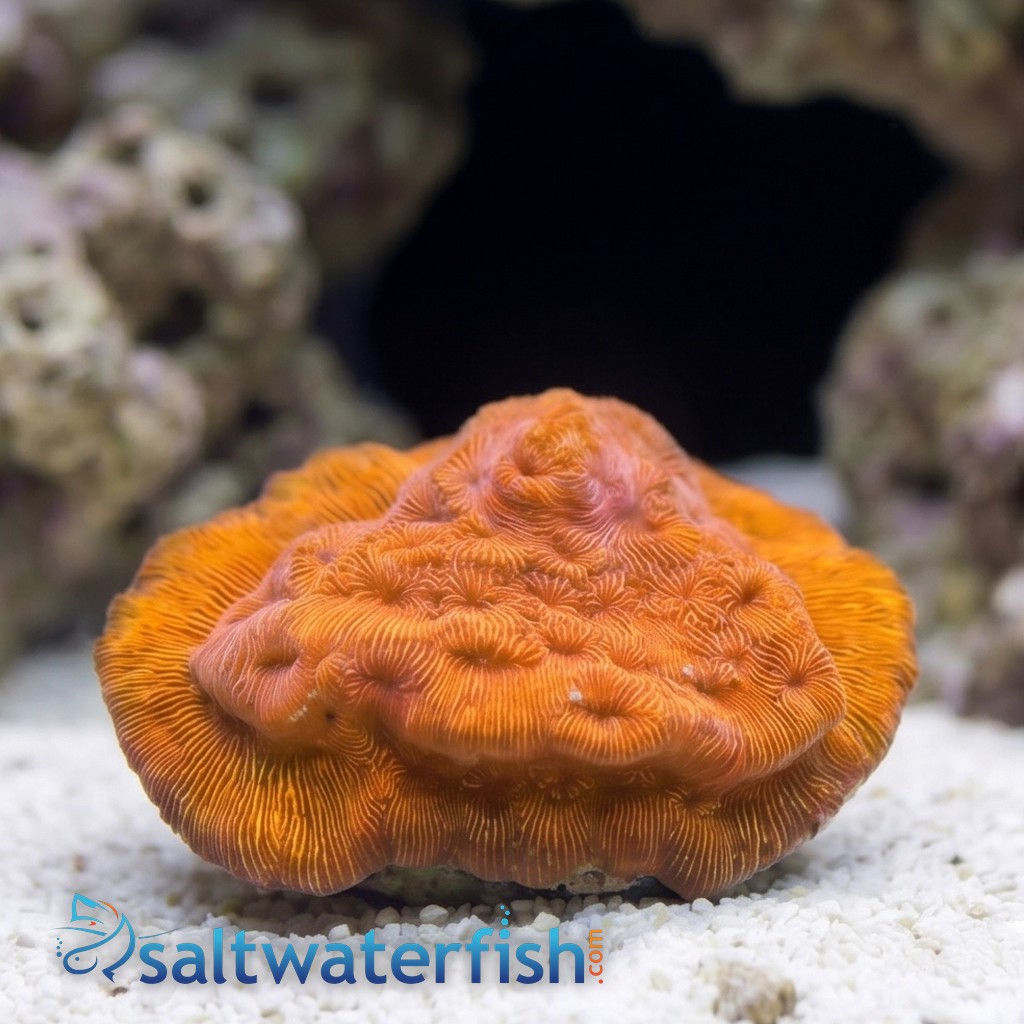 Wrinkle, Leptoseris : Orange - Australia Aquacultured