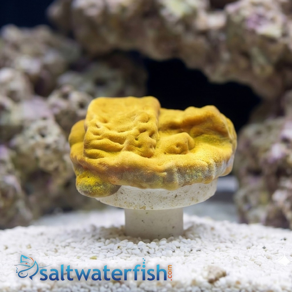 Leptoseris : Tangerine Juice - Aquacultured