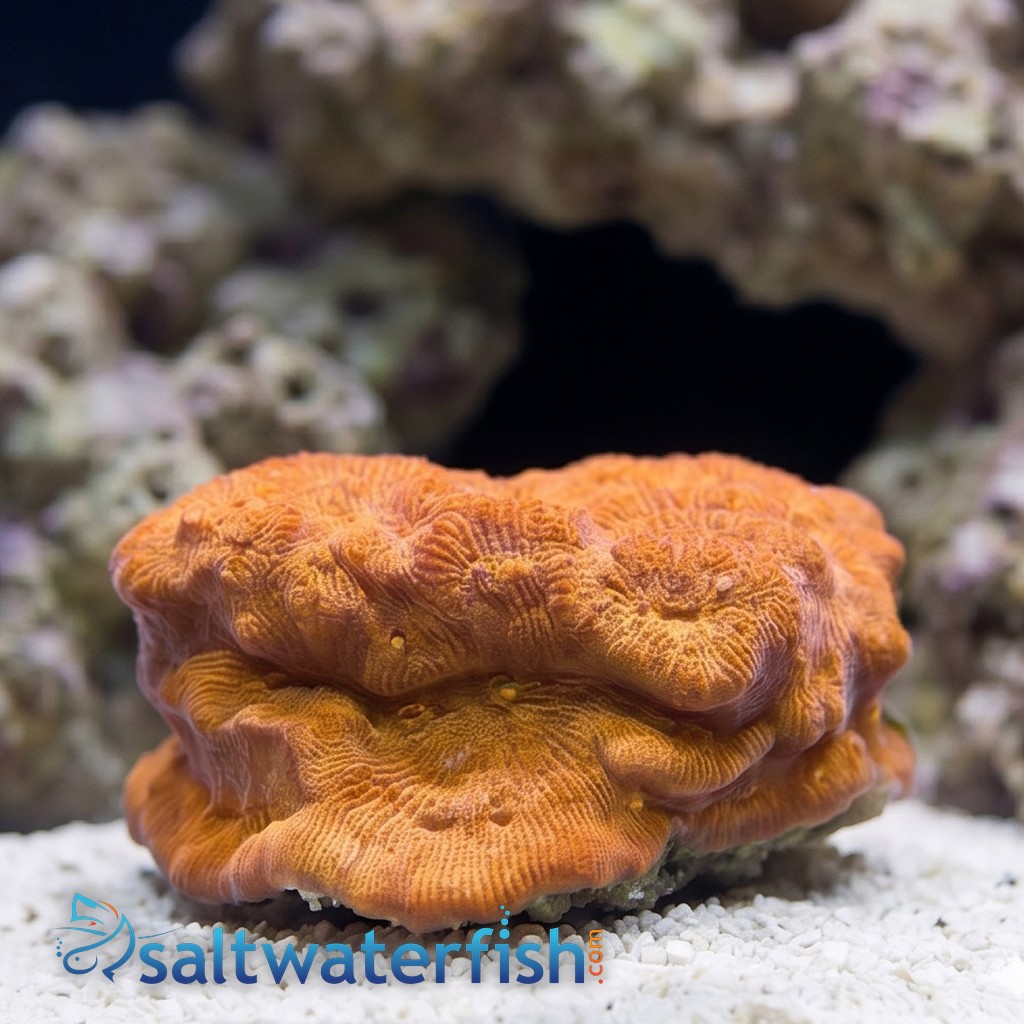 Leptoseris : BBQ Chip - Aquacultured