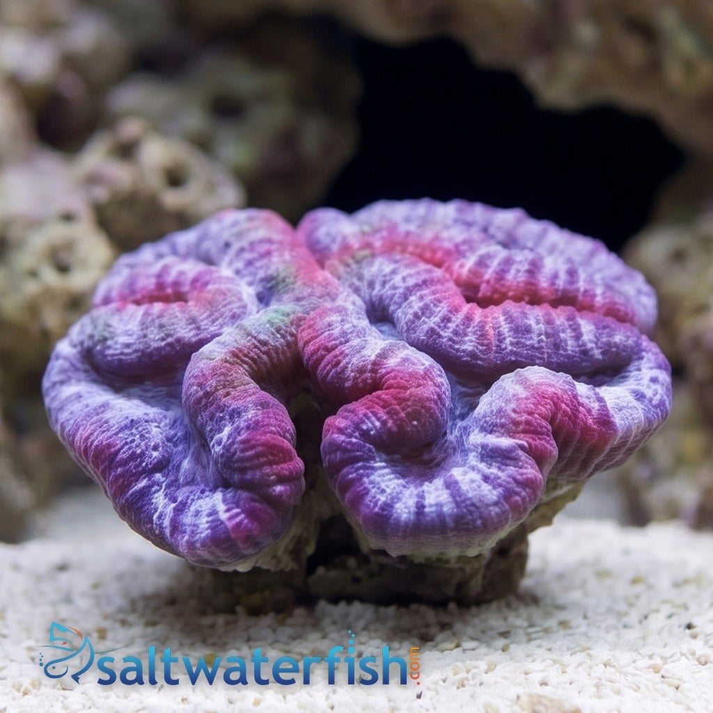 Lobophyllia Brain Coral: Pink - Aquacultured