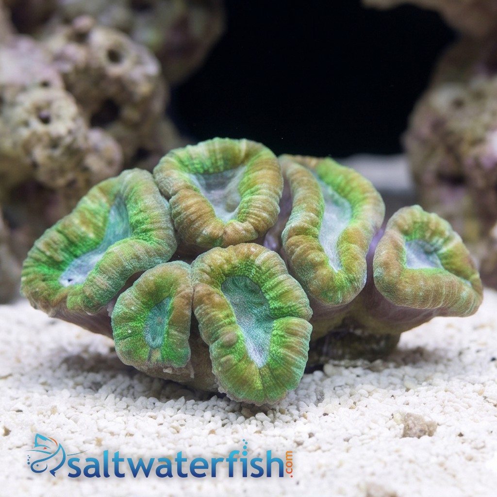 Lobophyllia Brain Coral: Green