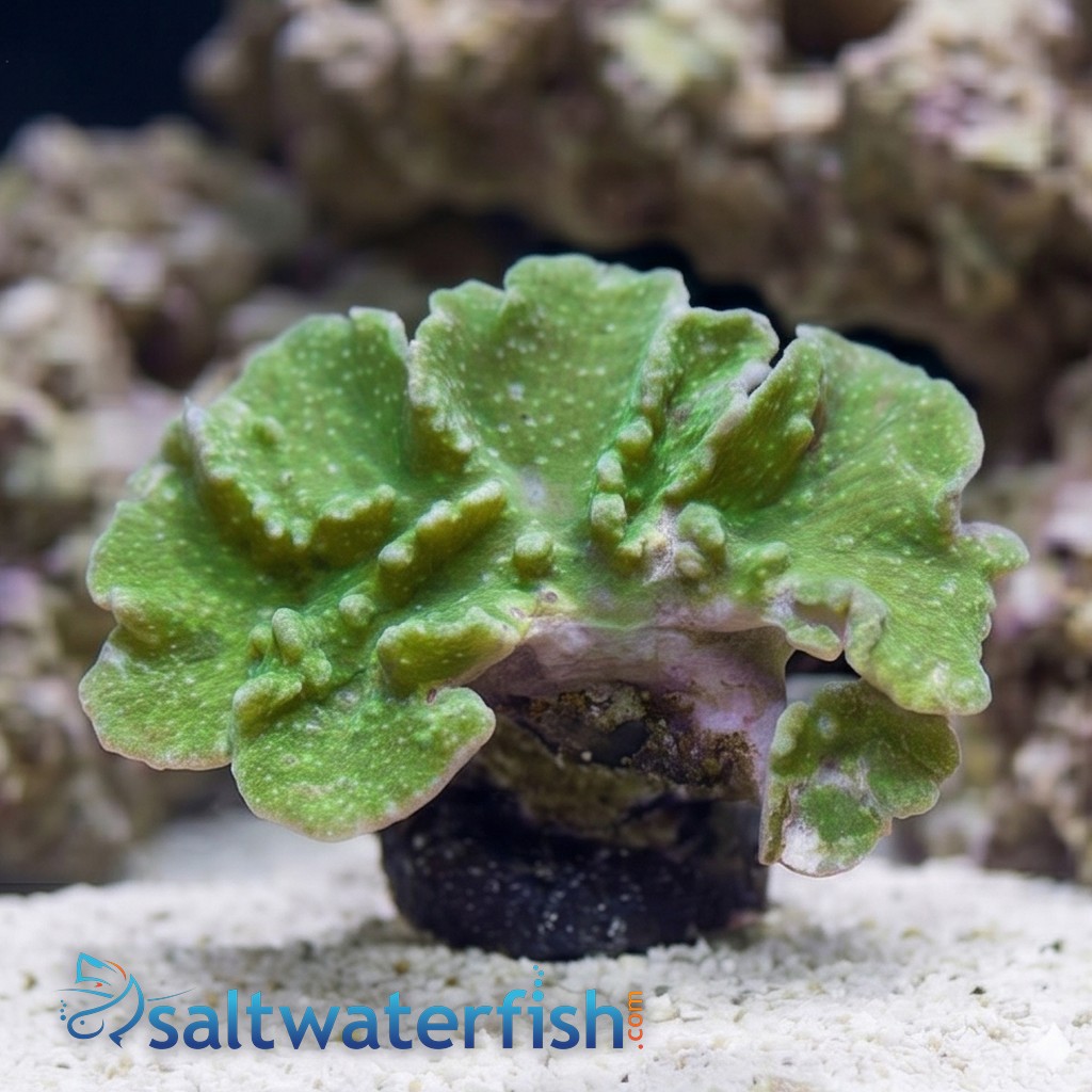 Cabbage Leather: Green - Aquacultured