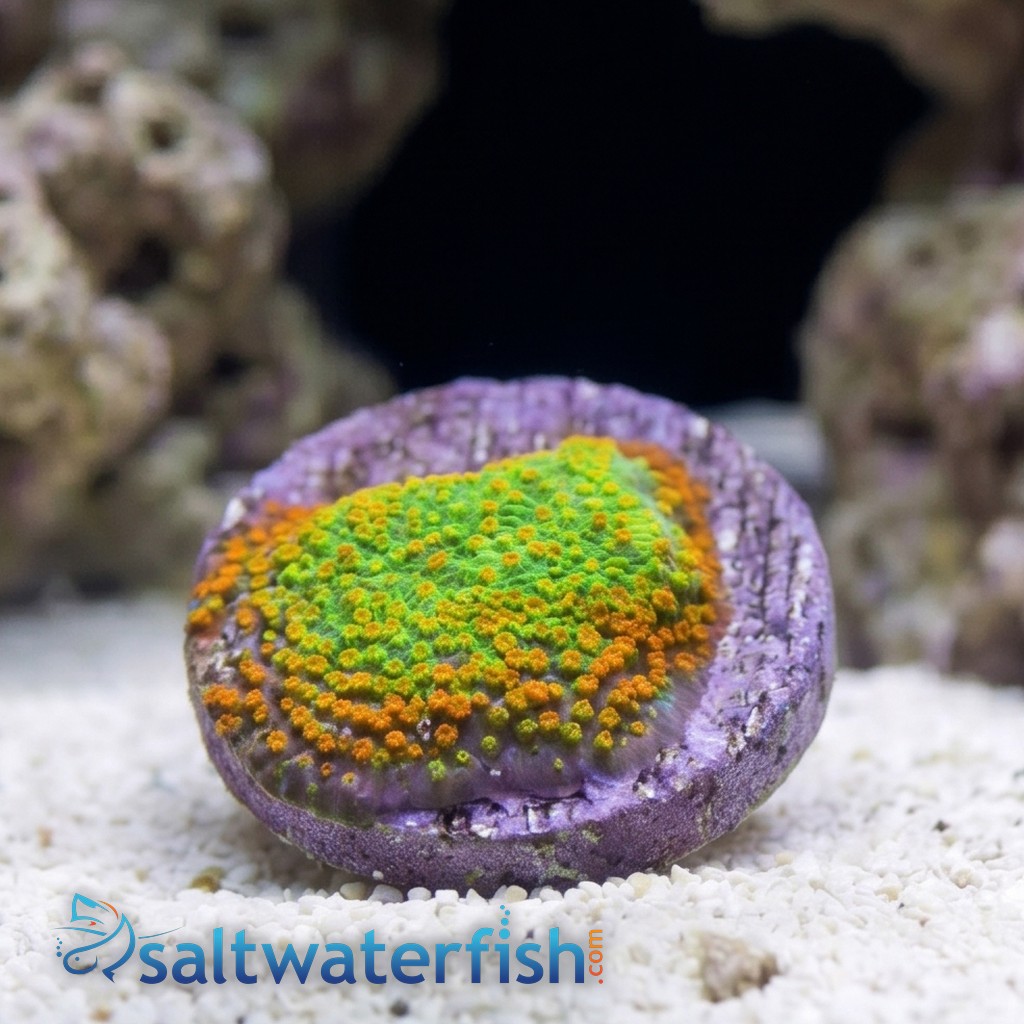 Encrusting Montipora: Rainbow - Aquacultured