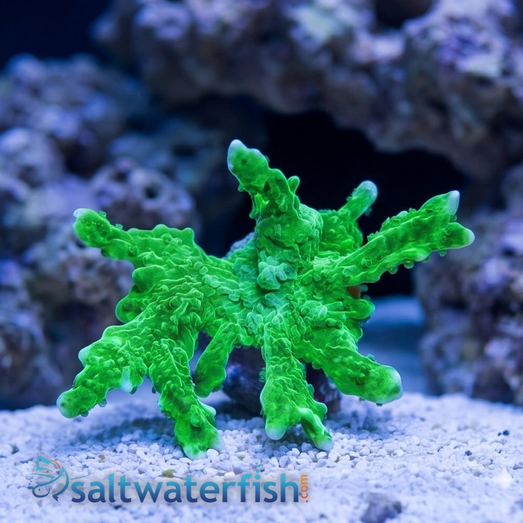 Montipora Hirsuta: Green - Aquacultured