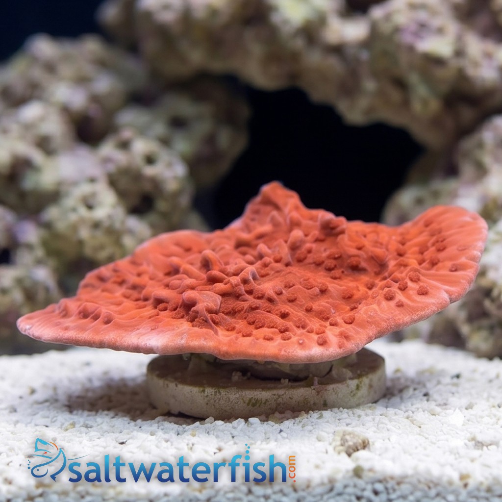 Cap Montipora: Red - Aquacultured