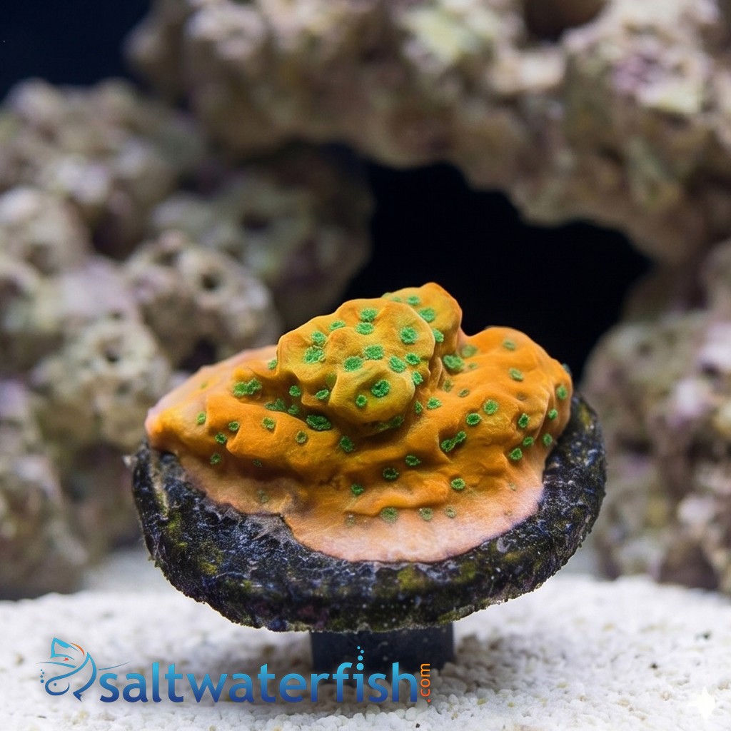 Encrusting Montipora: Sunset Imposter - Aquacultured