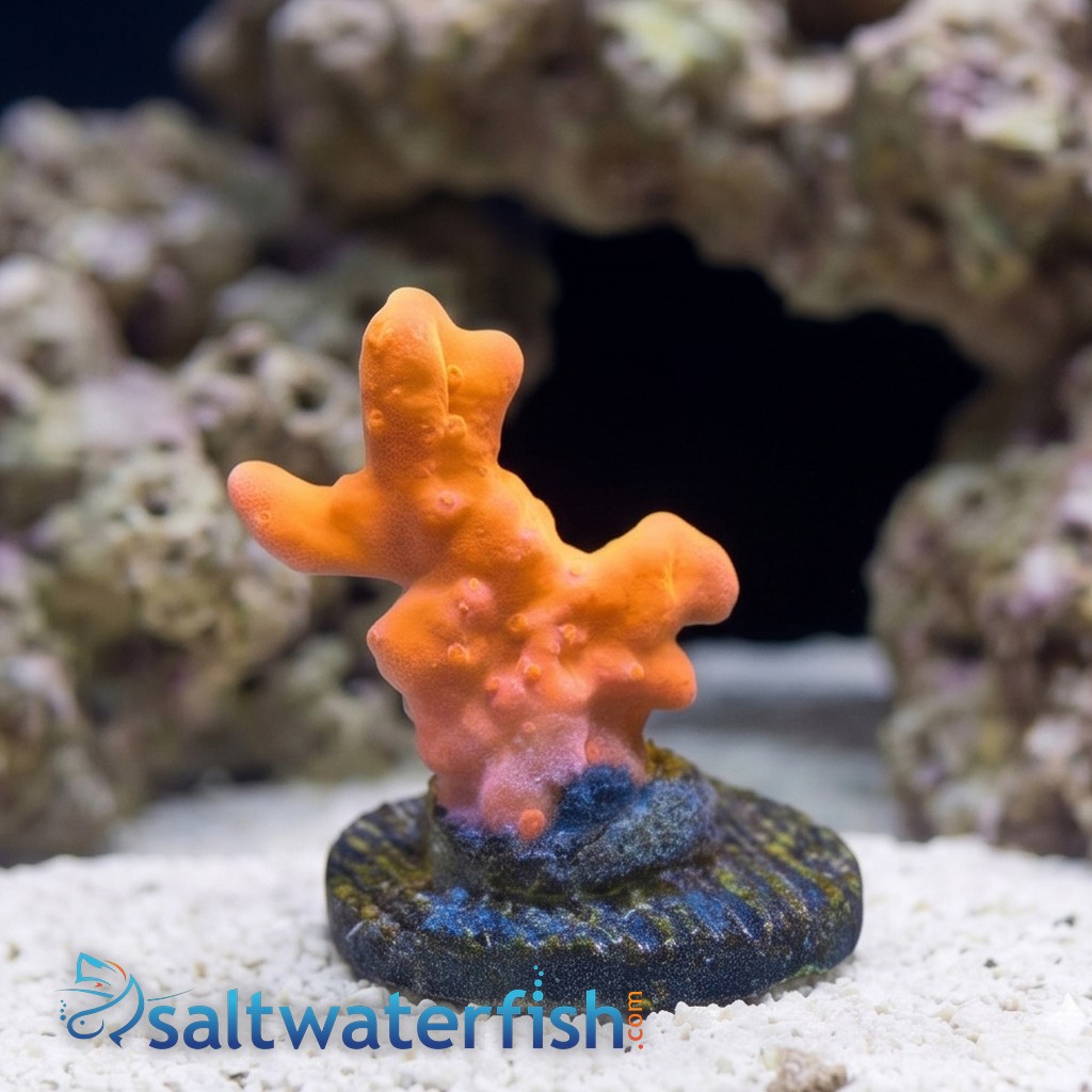Montipora Orange Setosa - Aquacultured