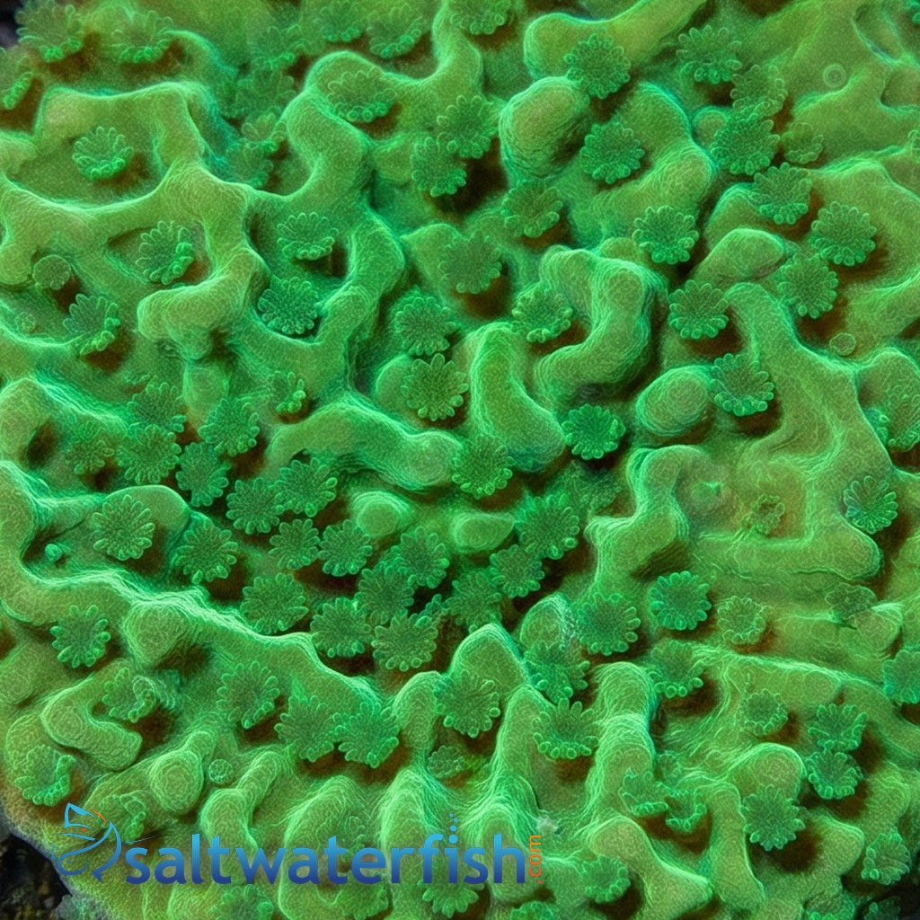 Cap Montipora: Spearmint - Aquacultured