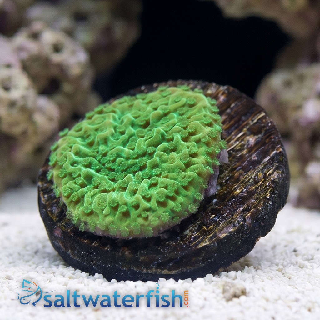Cap Montipora: Spearmint - Aquacultured