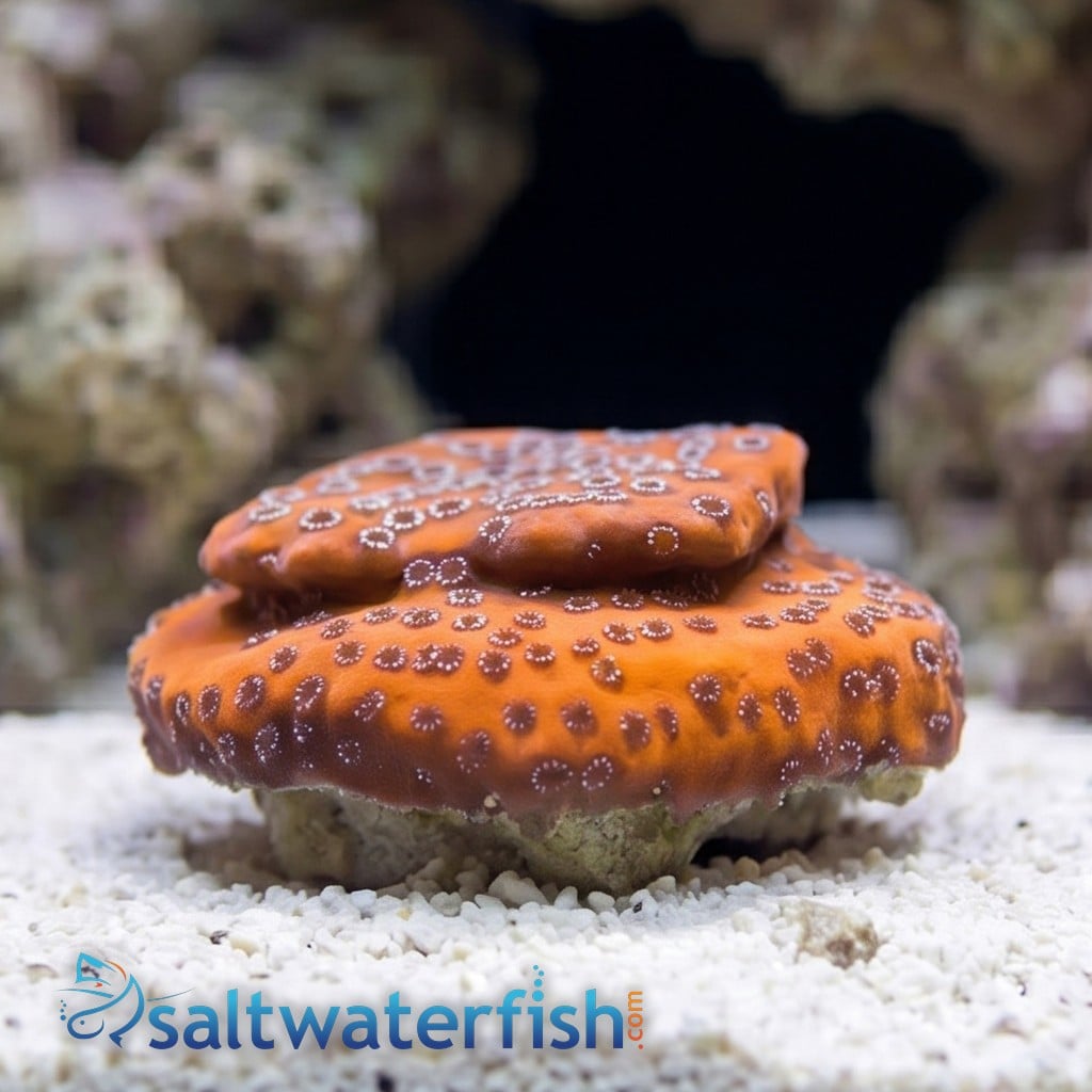Encrusting Montipora: Dragon Fruit - Aquacultured