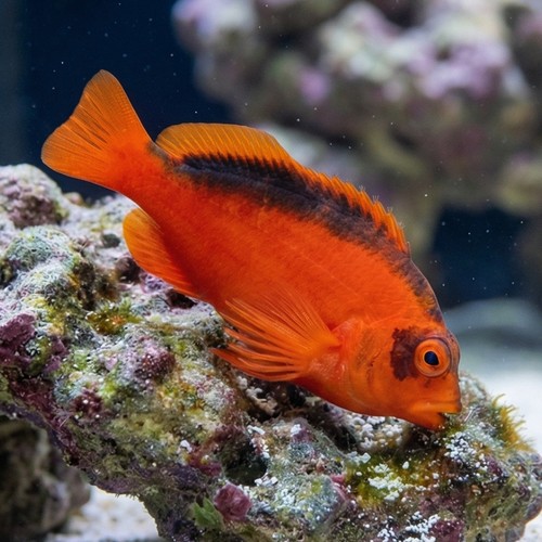 Flame Hawkfish