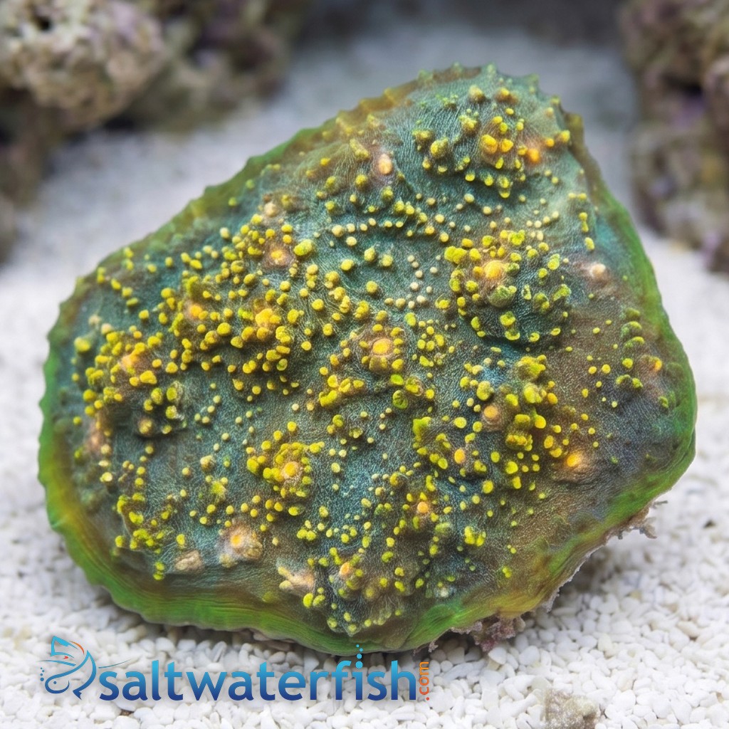 Chalice Oxypora : Small Eye Colored - Aquacultured