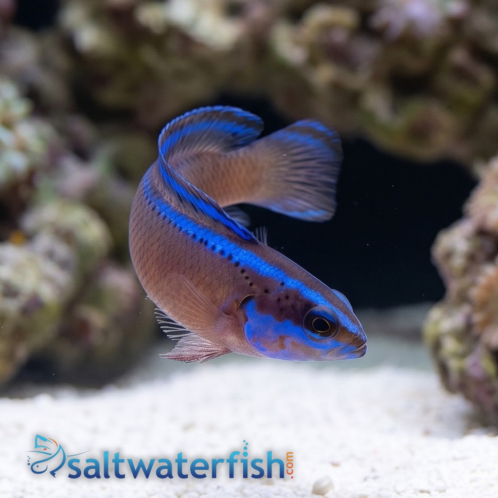 Black Neon Dottyback - Captive Bred