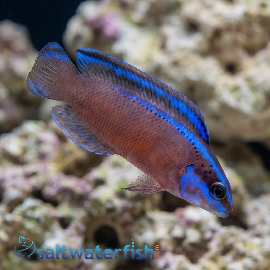 Black Neon Dottyback - Captive Bred