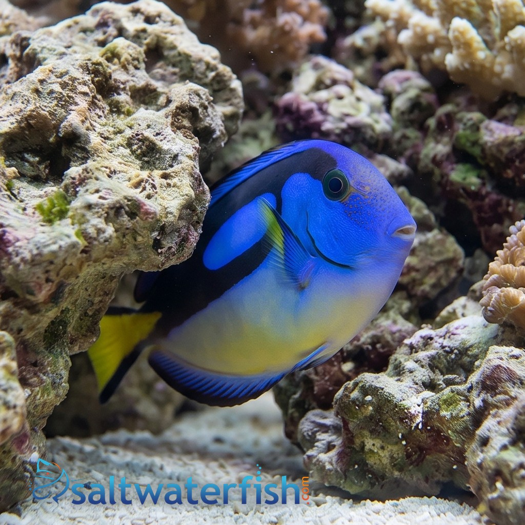 Blue Hippo Tang: Yellow Belly