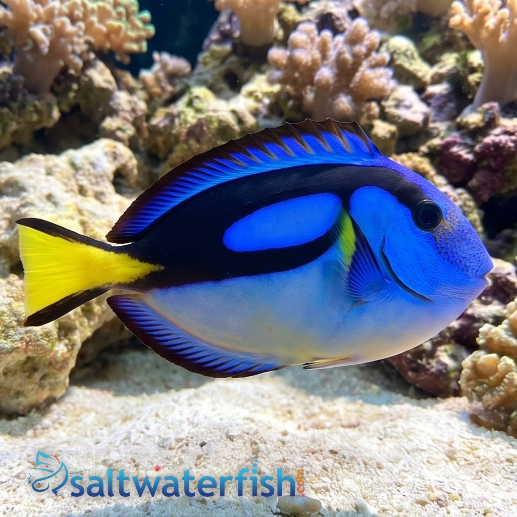 Blue Hippo Tang: Yellow Belly