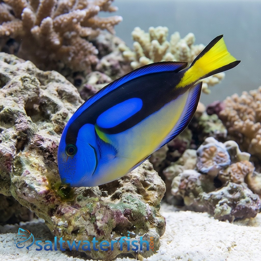 Blue Hippo Tang: Yellow Belly