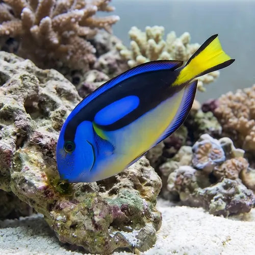 Blue Hippo Tang: Yellow Belly