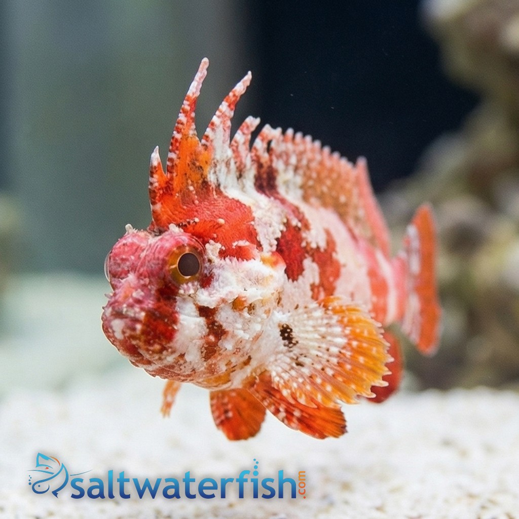 Pygmy Red Rooster Waspfish 