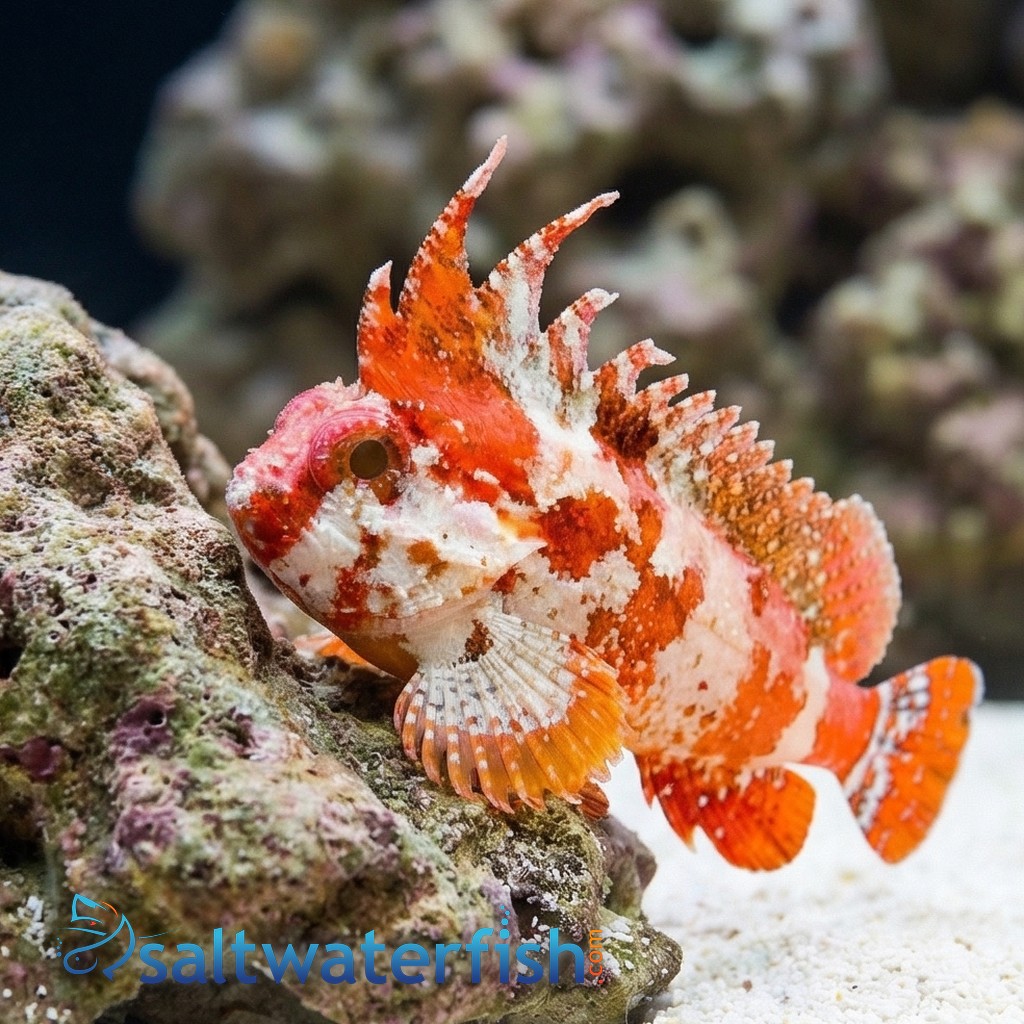 Pygmy Red Rooster Waspfish 