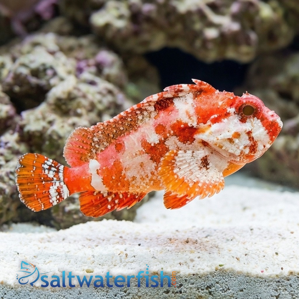 Pygmy Red Rooster Waspfish 